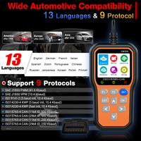 Herramienta de Diagnóstico para Automóviles YM319 OBD2 ELM327, Lector y Escáner de Códigos de Automóviles con Voltaje de 12 V