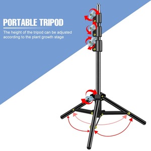 Lámpara LED de 400W para Plantas, Espectro Completo, 12V, con Trípode, Fitolámpara USB para Invernadero, Cultivo Hidropónico, Semillas y Bulbos - Product Image 5