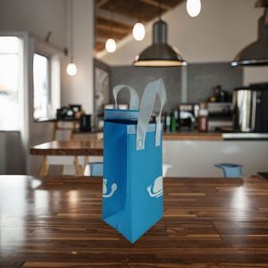 Sac à déjeuner pas cher en gros, réutilisable, jetable, sac à emporter, sac de rangement alimentaire, sacs non tissés - Product Image 2