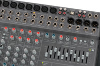 Console de mixage audio professionnelle 10 canaux amplifiée PM1000-3 avec amplificateur de classe D 2000W et effets DSP doubles pour scène et église