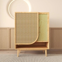 Tapis de tissage en rotin synthétique protégé contre les UV tapis de revêtement mural en rotin artificiel pour meubles de plafond