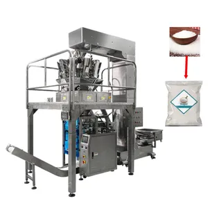 Automatic Vertical Film Bag Food Sugar Salt Coffee Beans Grain Granule Nut Snacks Coconut Banana chips Packing Machine