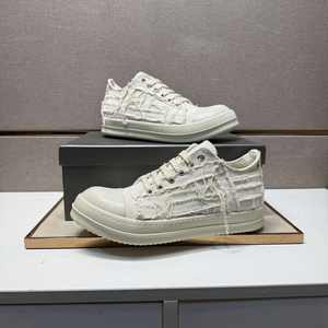 Zapatillas de Hombre de Alta Calidad, Estilo Europeo Americano, Primavera Verano, Lona, Bajas, de Boca Poco Profunda, para Caminar - Product Image 5