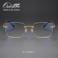 Lunettes de vue de luxe de qualité supérieure, best-seller, verres optiques haut de gamme, montures de lunettes de créateur en titane pur