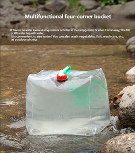 Mochila Plegable Impermeable de PVC de 10L/20L, Portátil, Reutilizable, para Camping, Escalada, Emergencias, Almacenamiento al Aire Libre - Product Image 3