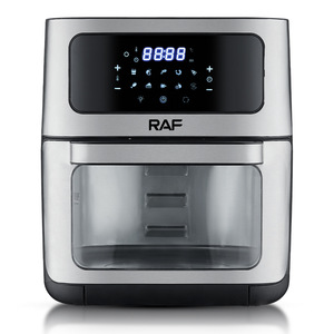 1800W 10L Smart Air Fryer LED Touch <b>Screen</b> Viewing <b>Window</b> Adjustable Temperature Circulation for Oil-Free Cooking - Product Image 5