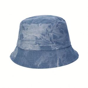 Sombreros de Pescador de Mezclilla 100% Algodón al por Mayor, con Estampado Tie Dye, para Pesca, Esquí, Fiestas, Viajes, Ciclismo y Uso Diario - Product Image 5