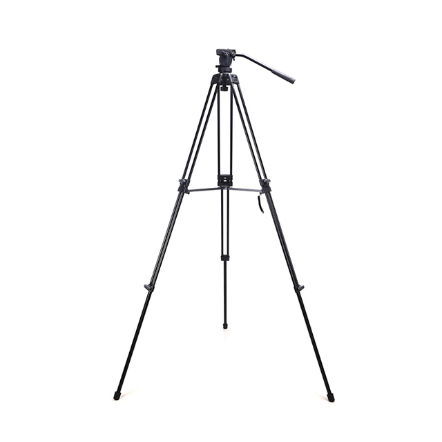 YITAI Dslr Camera Extendable Camera Video Tripod Stand With Fluid Head 10Kg Payload for Ni Kon Ca Non