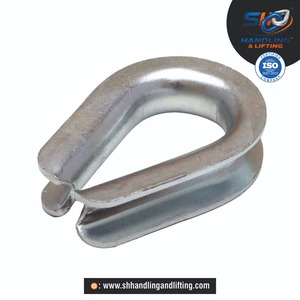 Poinçon tubulaire en acier inoxydable 316 robuste pour protection d'extrémité de câble métallique, pour la manutention marine, la navigation et le levage - Product Image 3