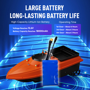 D80B <span class=keywords><strong>12V</strong></span> 高速ラジコン ベイトボート 釣り用 ベイトトレイ デジタルラインリリース付き - Product Image 2