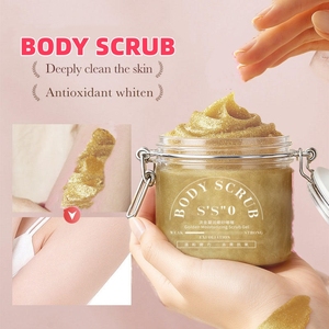 Gucare - <span class=keywords><strong>Crema</strong></span> Exfoliante Corporal y Facial con Ácido Hialurónico y Oro 24K, Blanqueadora y Antienvejecimiento, Marca Privada - Product Image 1