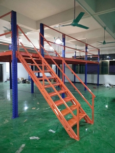 <strong>Q235</strong> <strong>Steel</strong> Mezzanine Shelving Warehouse Attic Storage <strong>Rack</strong> - Product Image 5