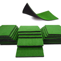 Tapis de golf vert de qualité supérieure, simulateur de gazon artificiel mélangé, tapis de frappe pour le golf, pour l'intérieur et l'extérieur