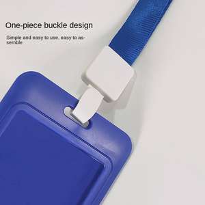 Lanière en polyester tressée avec logo personnalisé, impression sérigraphique, sangle de badge d'identification pour cadeaux promotionnels - Product Image 5