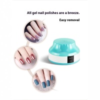 Dissolvant de vernis à ongles électrique 24W, élimination rapide du gel par vapeur, portable et efficace pour salon et usage domestique, en plastique PP durable