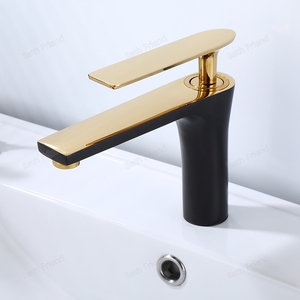 Grifo Mezclador <span class=keywords><strong>de</strong></span> Lujo para Lavabo, Grifo <span class=keywords><strong>de</strong></span> Latón para Agua Fría y Caliente - Product Image 4