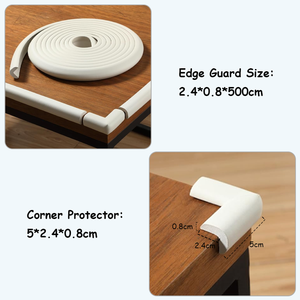 4M Edge Guard <span class=keywords><strong>Pretape</strong></span> + 8PCs <span class=keywords><strong>Pretape</strong></span> Corner Protector Baby Proofing Kit Anti-Bump Wall Sticker Edge Baby Bumper Strip - Product Image 5