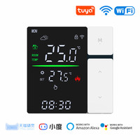 Tuya Boiler Heating Thermostat WiFi 3A Kontrol Aplikasi Pemanas Air Pemrograman 7 Hari Penguncian Anak Hemat Energi