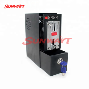 Sélectionneur de pièces multi-monnaies DG600F avec boîte à monnaie à chargement temporisé et minuterie pour fauteuils de massage mécaniques, lavage de voitures et jeux à monnayeur - Product Image 4