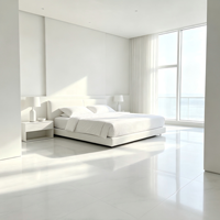 Azulejos de Porcelana Modernos para Interiores de Hotel, 600x1200mm, Textura de Mármol Blanco, Pulidos, Azulejos de Piso de Alta Calidad