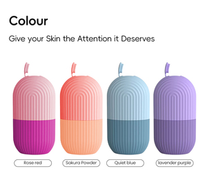 Khay đá làm mát mặt bằng silicon tái sử dụng, khuôn mặt và mắt, kèm dụng cụ lăn đá ngọc bích chăm sóc da - Product Image 4