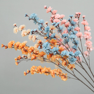 Tissu en soie artificielle de haute qualité, <span class=keywords><strong>à</strong></span> tige longue de 94CM, décoration de mariage, Rose de chine, Rose Rose Rose, Rose - Product Image 1