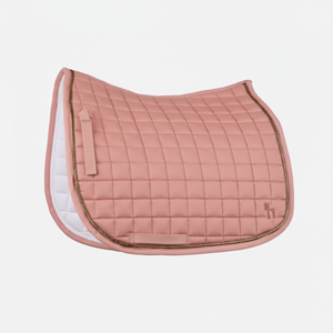 Tapis de selle anglais rose clair de qualité supérieure Maizan International Durable vente chaude coton/Polyester rembourrage en mousse souple pour - Product Image 1