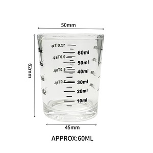 IStapromo Gifts Transparent 120ml Measuring <b>Espresso</b> Glass <b>Cups</b> Glass <b>Cup</b> for Coffee - Product Image 5