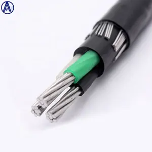 3 Core 6Mm 25Mm 35Mm 95Mm Aluminium Koperen Kern Staaldraad Pvc Xlpe Ondergrondse Power Gepantserde Kabel