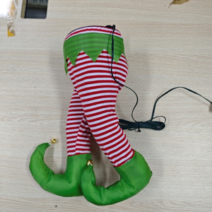 Decoración Colgante <span class=keywords><strong>para</strong></span> Árbol de <span class=keywords><strong>Navidad</strong></span>, Patas de Duende Animadas, Patas de Santa Claus Animadas, Patas de Peluche Navideñas - Product Image 3