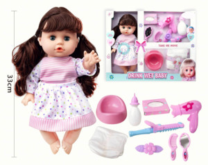 Vente en gros 14 pouces Reborn <span class=keywords><strong>Baby</strong></span> Doll Jouet en silicone souple vivant pour enfants Poupées en plastique pour filles et garçons - Product Image 3