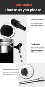 Boquilla de vapor para máquina de café, compatible con <span class=keywords><strong>Delonghi</strong></span> EC680 EC685 ECP3420 EC9335, piezas de repuesto nuevas y duraderas de calidad - Product Image 4