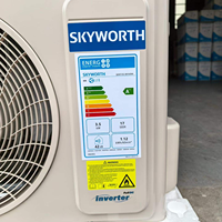 AC Split Type Inverter 12000 BTU 1.5 HP Hanya Pendingin, Sistem AC Split Dinding untuk Penggunaan Rumah Tangga