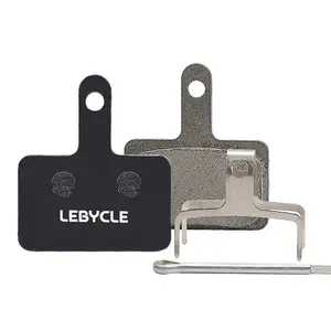 LEBYCLE Caixa Semi Resina De Metal Montanha Bicicleta MTB Freio A Disco Pads apto para Shimano SRAM AVID HAYES Freio