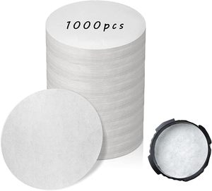 1000 filtros de café redondos desechables de papel compatibles con cafeteras <span class=keywords><strong>Aeropress</strong></span> - Product Image 6