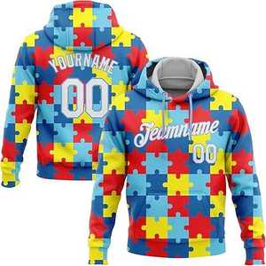 Sudadera con Capucha Personalizada con Nombre y Número de Equipo para Hombre, Sudadera con Capucha de Forro Polar Cálido para Invierno, Deportiva, Unisex, Venta al por Mayor - Product Image 4