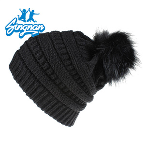 Mũ dệt kim ấm áp Mũ len giáng sinh nhiều màu sắc thương hiệu hợp thời trang MŨ LEN bảo vệ tai Hàn Quốc Mùa Thu/Mùa Đông - Product Image 5