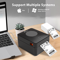 Impresora de Etiquetas de Código de Barras Térmica TSPL CPCL ESC POS de 4 Pulgadas, 203DPI, USB, LAN, WiFi, SDK para Desarrolladores, Impresora de Etiquetas de 50KM, MacOS, PDF417, MHT-L9250