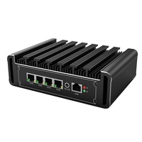 Mini PC robuste sans ventilateur Celern N5105 J6412, serveur réseau 4 ports LAN, Intel I226-V 2.5G, DP PfSense, routeur industriel