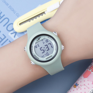 Montre électronique étanche et anti-chute pour les enfants du primaire et du collège. Simple et mignon, n'affiche que l'heure. - Product Image 4