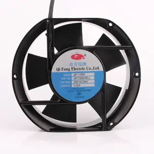 Ventilador de escape centrífugo, original qifang ac220v, 0.23a, dc, «17cm17250, industrial, ventilação de resfriamento»/hbl2