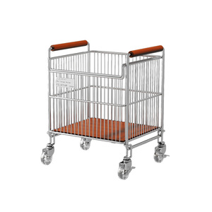 <span class=keywords><strong>Porta</strong></span> cesto per biancheria sporca per pavimento del bagno <span class=keywords><strong>con</strong></span> capacità di impugnatura in legno carrello portaoggetti Mobile organizzatore di mobili <span class=keywords><strong>Trolley</strong></span> - Product Image 6