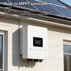 Inversor Híbrido de Doble Salida de 6KW, Conectado/Desconectado de la Red, 98% de Eficiencia, IP65, Sistema de Almacenamiento de Energía Solar para Exteriores, Modelo Mega Eco 6KW - Product Image 4