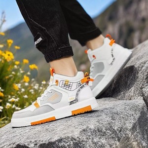 Chaussures pour hommes 2026 – Nouvelle collection automne – Baskets décontractées polyvalentes et tendance pour jeunes – Tige en cuir véritable – À lacets – Bout rond - Product Image 3