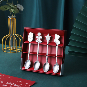ช้อนชาสแตนเลส 4 ชิ้น ชุดขายส่ง สำหรับงานเลี้ยงที่บ้าน งานแต่งงาน - Product Image 3