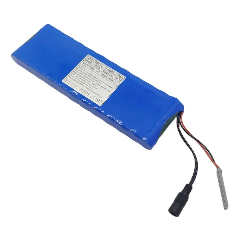 Batterie lithium-ion rechargeable 3.7V 12P 18650 30000mah 30Ah 1S12P avec pcb