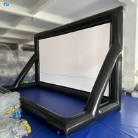 Grande taille gonflable extérieure portative pliable de fabricant d'écran de cinéma