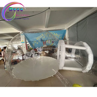 Ballons de fête pour enfants Maison amusante Igloo géant en cristal gonflable transparent Tente à bulles Maison de ballons gonflables transparents