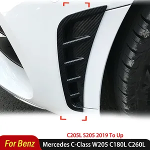 สติ๊กเกอร์ตกแต่งสปอยเลอร์กันชนหน้า StarNav สำหรับรถยนต์ Mercedes Benz C-Class W205 C180L C260L C205L S205 ปี 2019 ขึ้นไป - Product Image 4