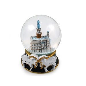 OEM ODM Souvenir Temple Château Globe d'eau Résine Italie Espagne <span class=keywords><strong>Portugal</strong></span> Russie Tchèque Turquie Pologne Hôtel de Ville de Poznan Boule à neige - Product Image 1